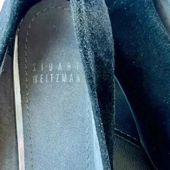 Stuart Weitzman Suede Round Toe pumps never worn size 8 - Picture 7 of 8